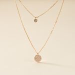 Collier Plaqu&eacute; Or Jaune Dev Oxyde De Zirconium - Colliers multirangs Femme | Marc Orian