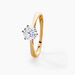 Solitaire Or Jaune Laurian Oxyde De Zirconium Blanc - Solitaires Femme | Marc Orian