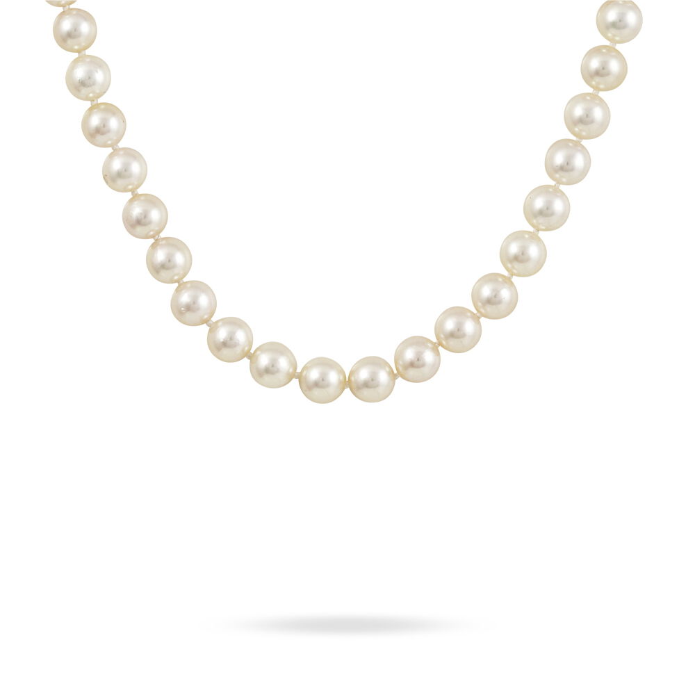 Collier Ghisele Or Jaune Perle De Culture D'akoya - Colliers avec pierres Femme | Marc Orian