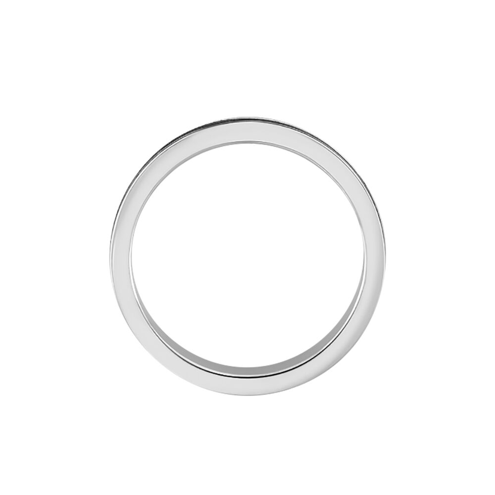 Bague Wallace Acier Blanc - Bijoux fantaisie Homme | Marc Orian
