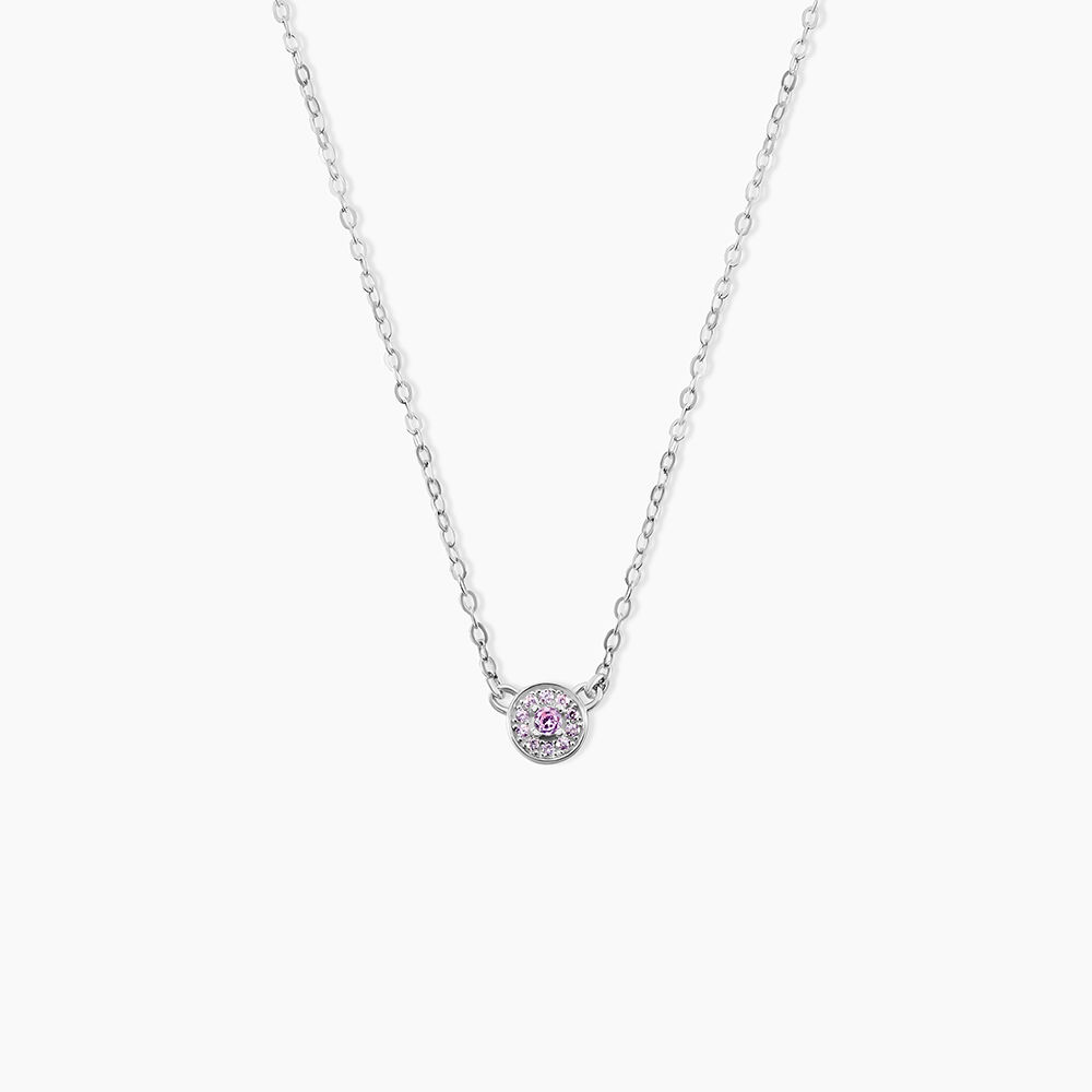Collier Auxana Argent Blanc Oxyde De Zirconium - Colliers avec pierres Femme | Marc Orian