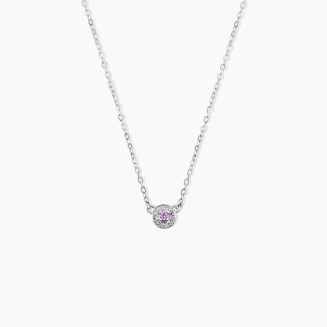 Collier Auxana Argent Blanc Oxyde De Zirconium - Colliers avec pierres Femme | Marc Orian
