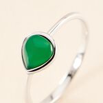 Bague Tao Argent Blanc Onyx - Bijoux fantaisie Femme | Marc Orian