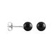 Boucles D'oreilles Puces Orbe Argent Blanc Céramique - Puces Femme | Marc Orian