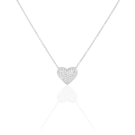 Collier Ti Amo Or Blanc Diamant - Colliers Femme | Marc Orian