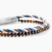 Bracelet Jourdan Renatus Acier Argenté Oeil De Tigre - Bracelets mailles Homme | Marc Orian