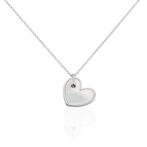 Collier Charla Argent Blanc Nacre - Colliers avec pierres Femme | Marc Orian