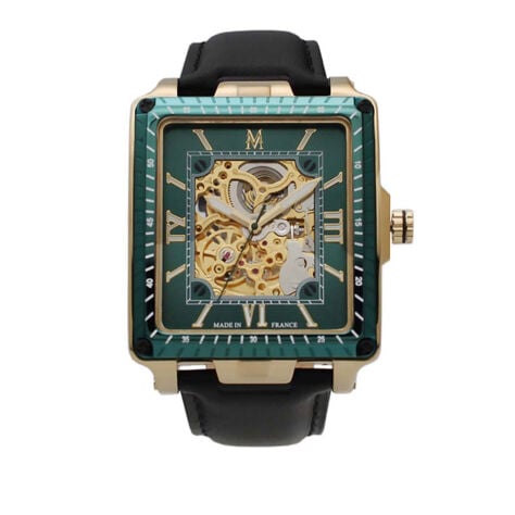 Montre Montignac Square Automatique Vert - Montres automatiques Homme | Marc Orian