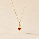 Collier Coralie Coeur Or Jaune - Colliers avec pierres Enfant | Marc Orian