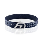 Bracelet Clovis Acier Blanc - Bracelets cuir Famille | Marc Orian