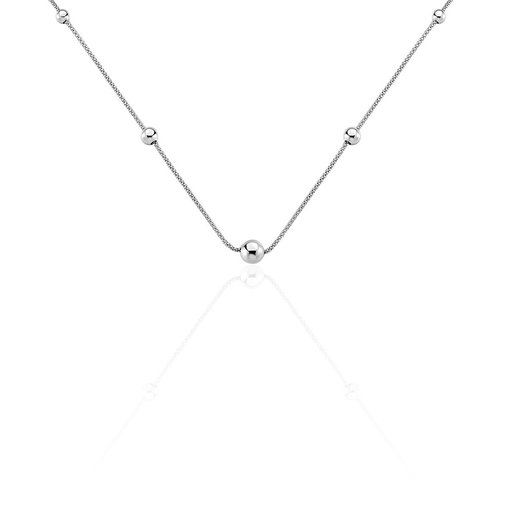 Collier Catarina Argent Blanc - Colliers Femme | Marc Orian
