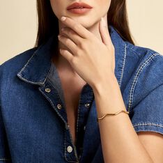 Bracelet Jonc Jennie Ondule Or Jaune - Bracelets jonc Femme | Marc Orian