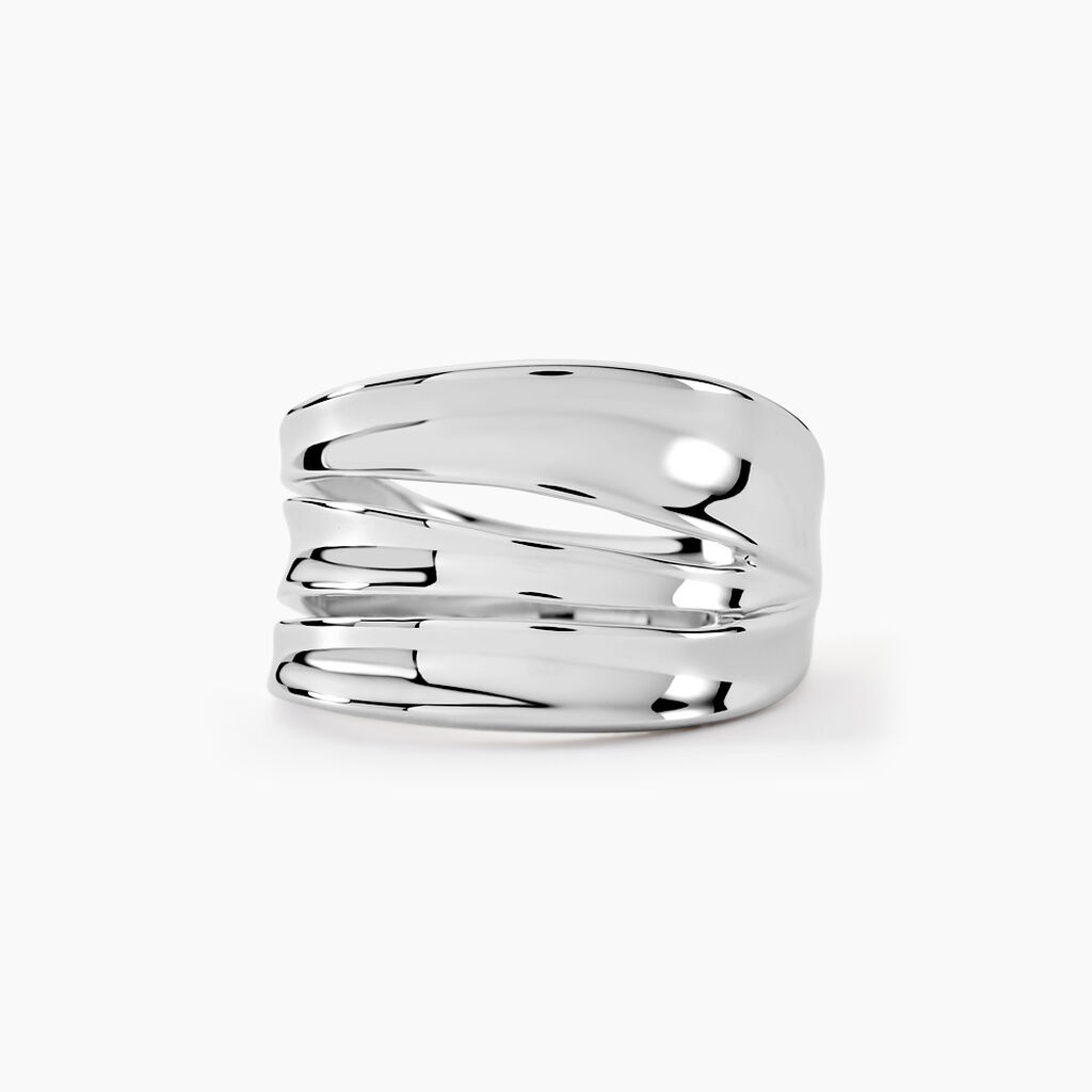 Bague Edwyna Argent Blanc - Bijoux fantaisie Femme | Marc Orian