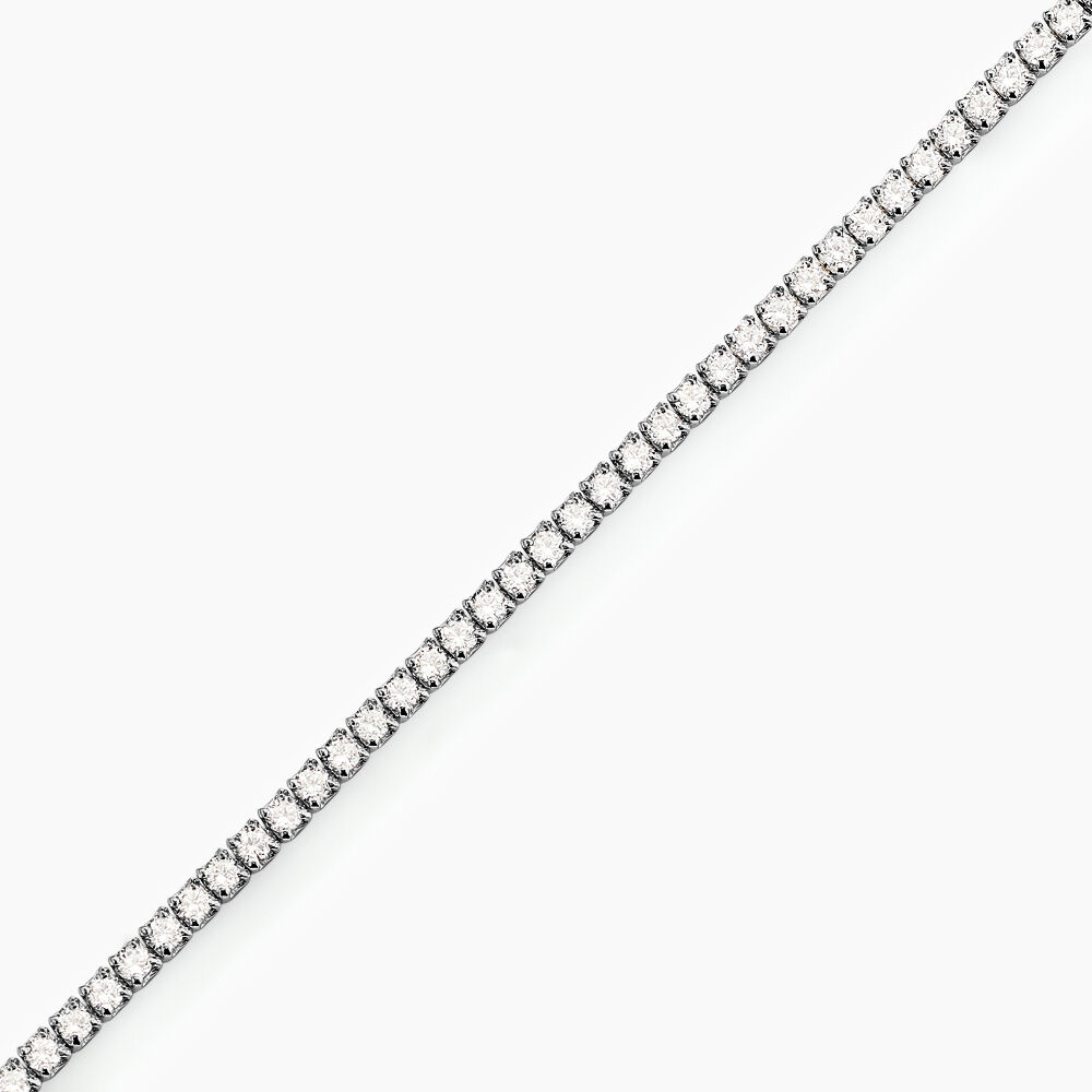Bracelet Lou-anne Argent Blanc Oxyde De Zirconium - Bracelets chaînes Femme | Marc Orian