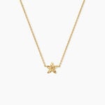 Collier Nine Argent Dor&eacute; A L'Or 750/1000 - Colliers ete Femme | Marc Orian