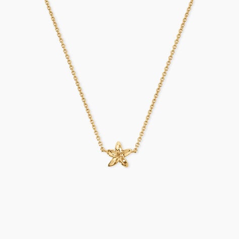 Collier Nine Argent Dor&eacute; A L'Or 750/1000 - Colliers ete Femme | Marc Orian