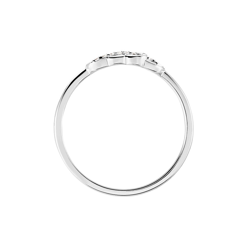 Bague Amuri Argent Bicolore Oxyde De Zirconium - Bagues de promesse Femme | Marc Orian