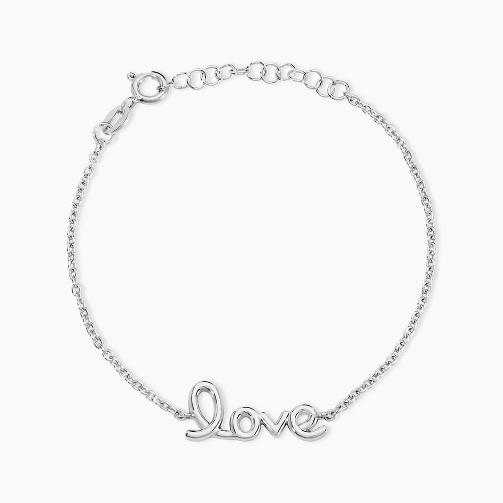 Bracelet Lydie Argent Blanc - Bracelets fantaisie Femme | Marc Orian