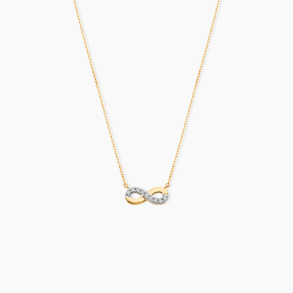 Collier Chlothilde Or Jaune Diamant - Colliers avec pierres Femme | Marc Orian