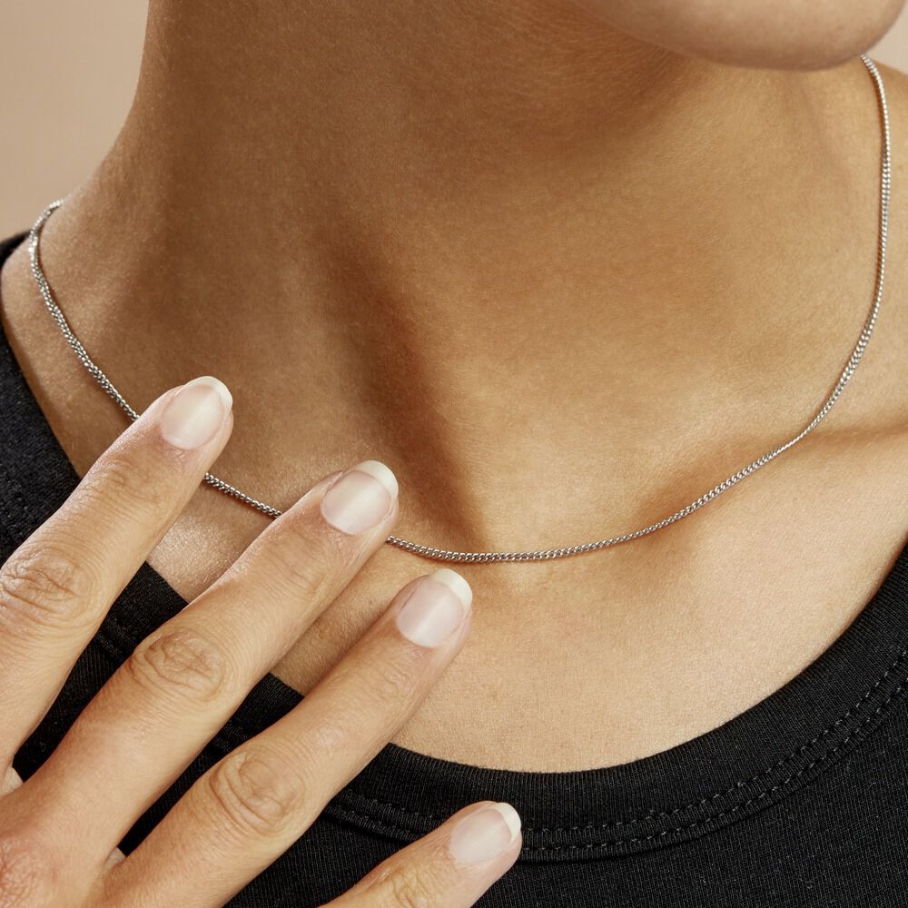 Chaîne Clementine Argent Blanc - Chaines Femme | Marc Orian