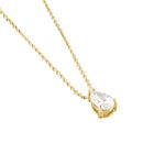 Collier Naellya Plaqu&eacute; Or Jaune Oxyde De Zirconium - Colliers avec pierres Femme | Marc Orian