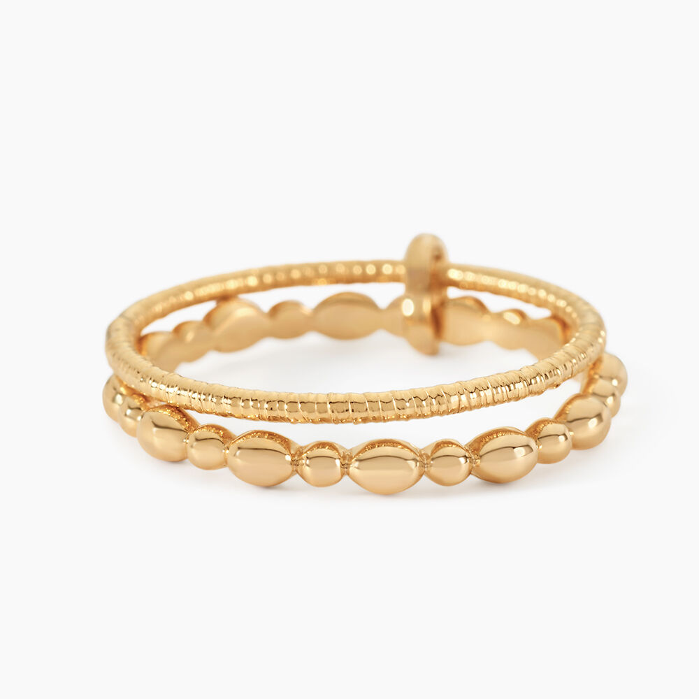 Bague Lou Plaqu&eacute; Or Jaune - Bijoux fantaisie Femme | Marc Orian