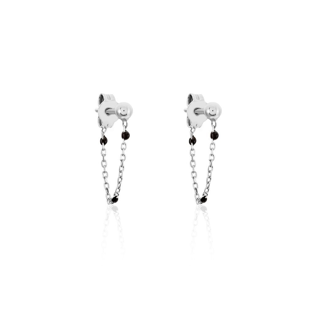 Boucles D'oreilles Pendantes Molly Argent Blanc - Pendantes Femme | Marc Orian