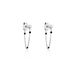 Boucles D'oreilles Pendantes Molly Argent Blanc - Pendantes Femme | Marc Orian