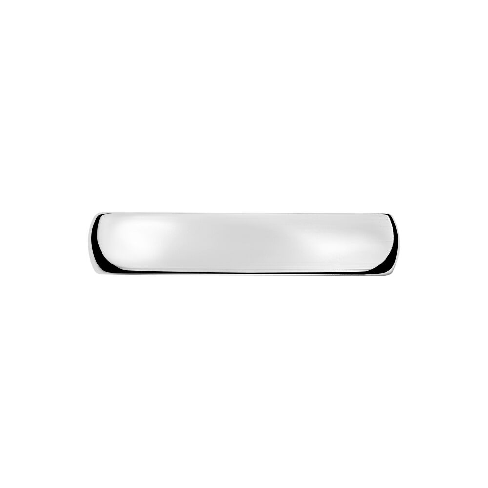 Alliance Pembe Demi Jonc Classique Argent Blanc - Alliances personnalisées Femme | Marc Orian
