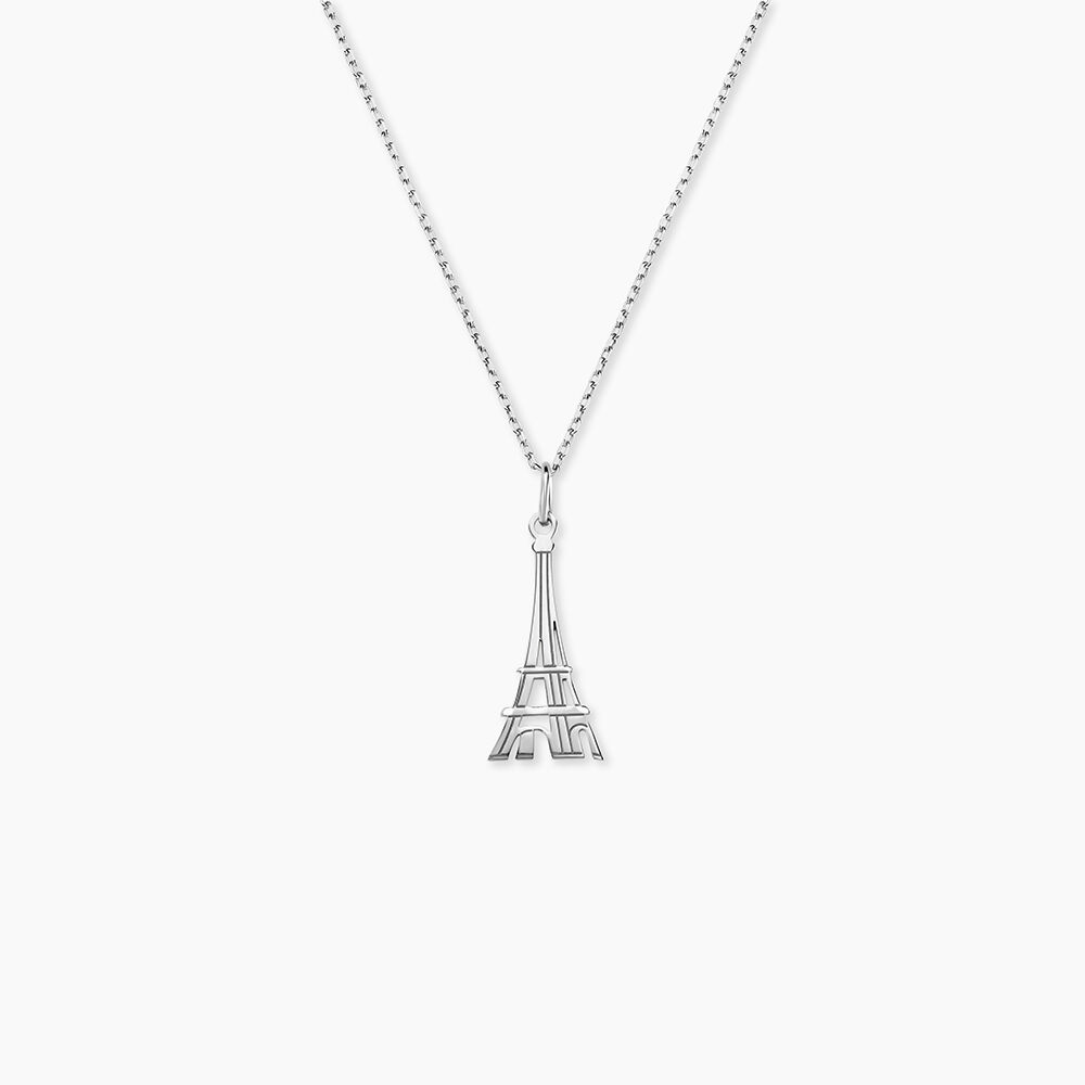 Pendentif Paco Argent Blanc - Bijoux fantaisie Famille | Marc Orian
