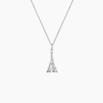 Pendentif Paco Argent Blanc - Bijoux fantaisie Famille | Marc Orian