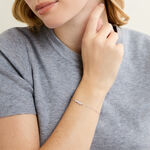 Bracelet Lovella Argent Blanc Oxyde De Zirconium - Bracelets fantaisie Femme | Marc Orian