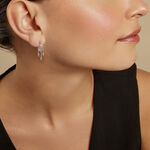 Boucles D'oreilles Pendantes Oniria Argent Blanc - Pendantes Femme | Marc Orian