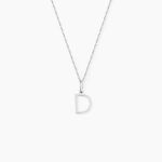 Pendentif Ionia Lettre Or Blanc - Pendentifs Famille | Marc Orian