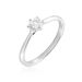 Bague Athena Or Blanc Diamant - Solitaires Femme | Marc Orian