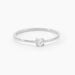Bague Solitaire 1er Solitaire Argent Blanc Oxyde De Zirconium - Solitaires Femme | Marc Orian