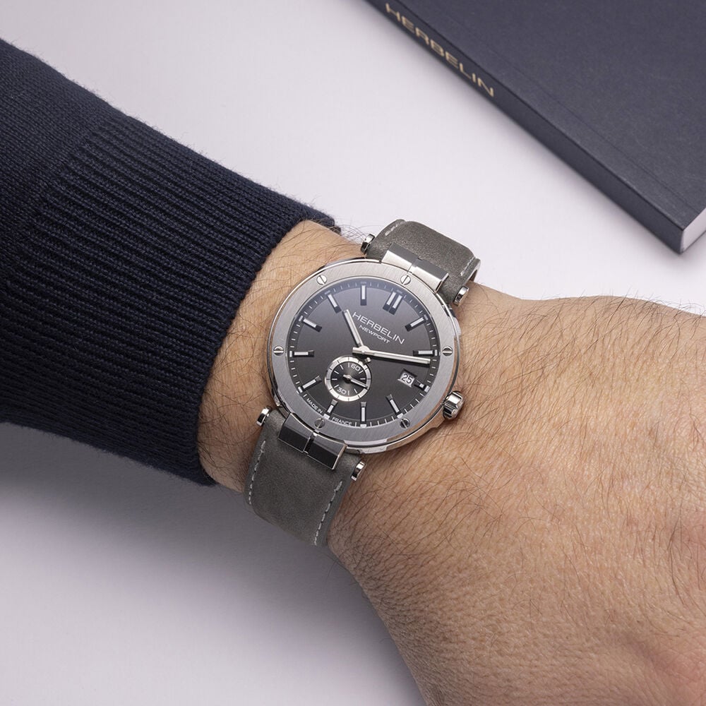 Montre Herbelin Newport Elegance Gris - Montres &eacute;tanches Homme | Marc Orian