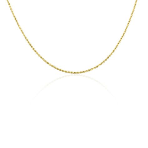 Collier Jerry Maille Corde Or Jaune - Chaines Femme | Marc Orian