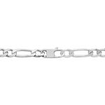 Cha&icirc;ne Vivian Maille Alternee 1/3 Argent Blanc - Chaines Homme | Marc Orian
