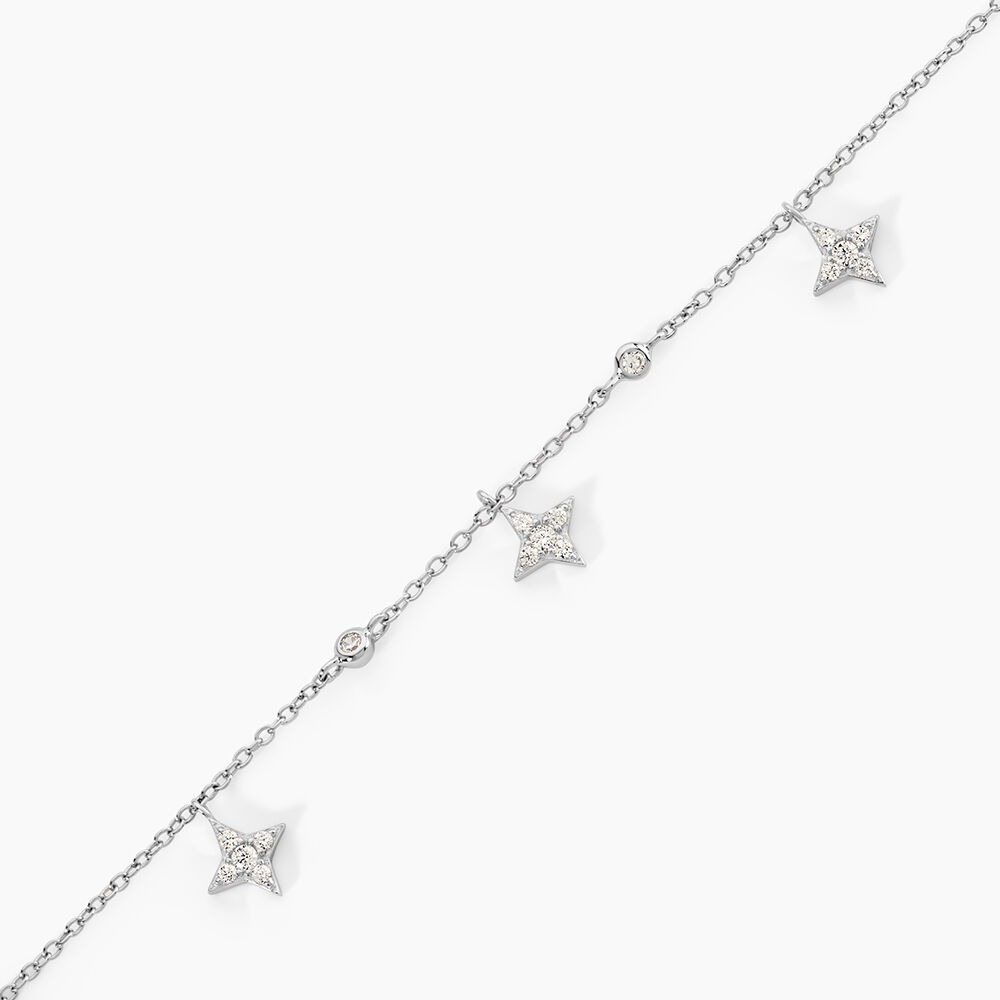 Bracelet Pricille Argent Blanc Oxyde De Zirconium - Bracelets fantaisie Femme | Marc Orian
