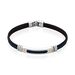 Bracelet Jourdan Cuir Bleu - Bracelets cuir Homme | Marc Orian