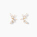 Boucles D'oreilles Puces Youssa Or Jaune Oxyde De Zirconium - Puces Femme | Marc Orian
