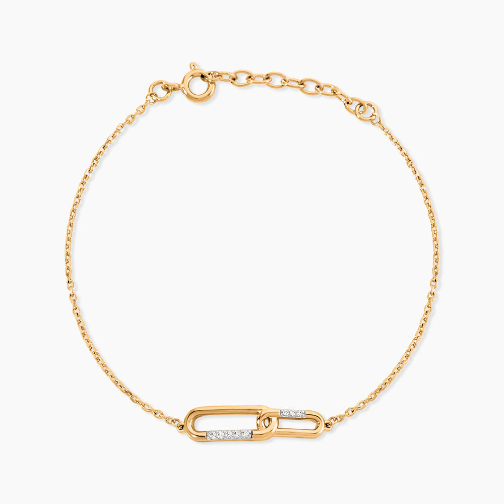 Bracelet Plaqu&eacute; Or Mietta Oxydes De Zirconium - Bracelets fantaisie Femme | Marc Orian