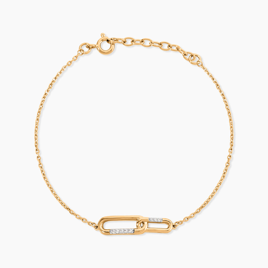 Bracelet Plaqu&eacute; Or Mietta Oxydes De Zirconium - Bracelets fantaisie Femme | Marc Orian