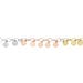 Bracelet Argent Tricolore Bop - Bracelets chaînes Femme | Marc Orian