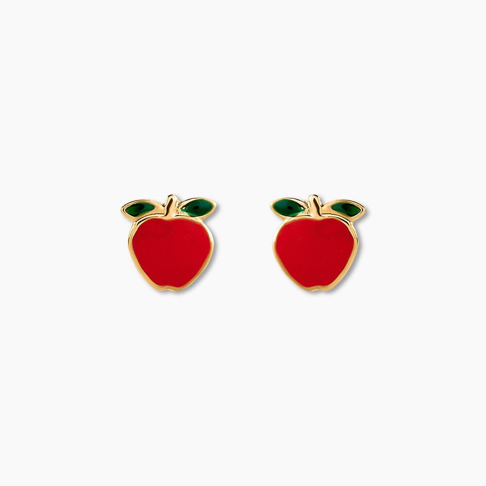 Boucles D'oreilles Puces Pompiliu Or Jaune - Puces Enfant | Marc Orian