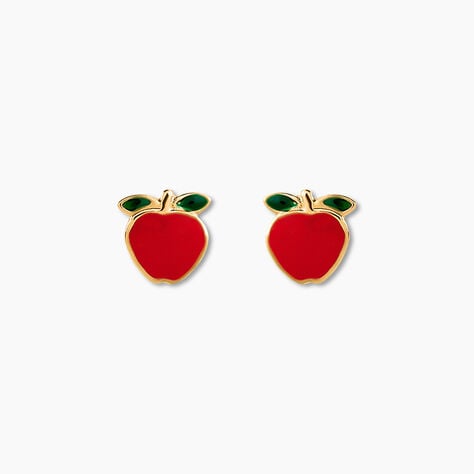 Boucles D'oreilles Puces Pompiliu Or Jaune - Puces Enfant | Marc Orian