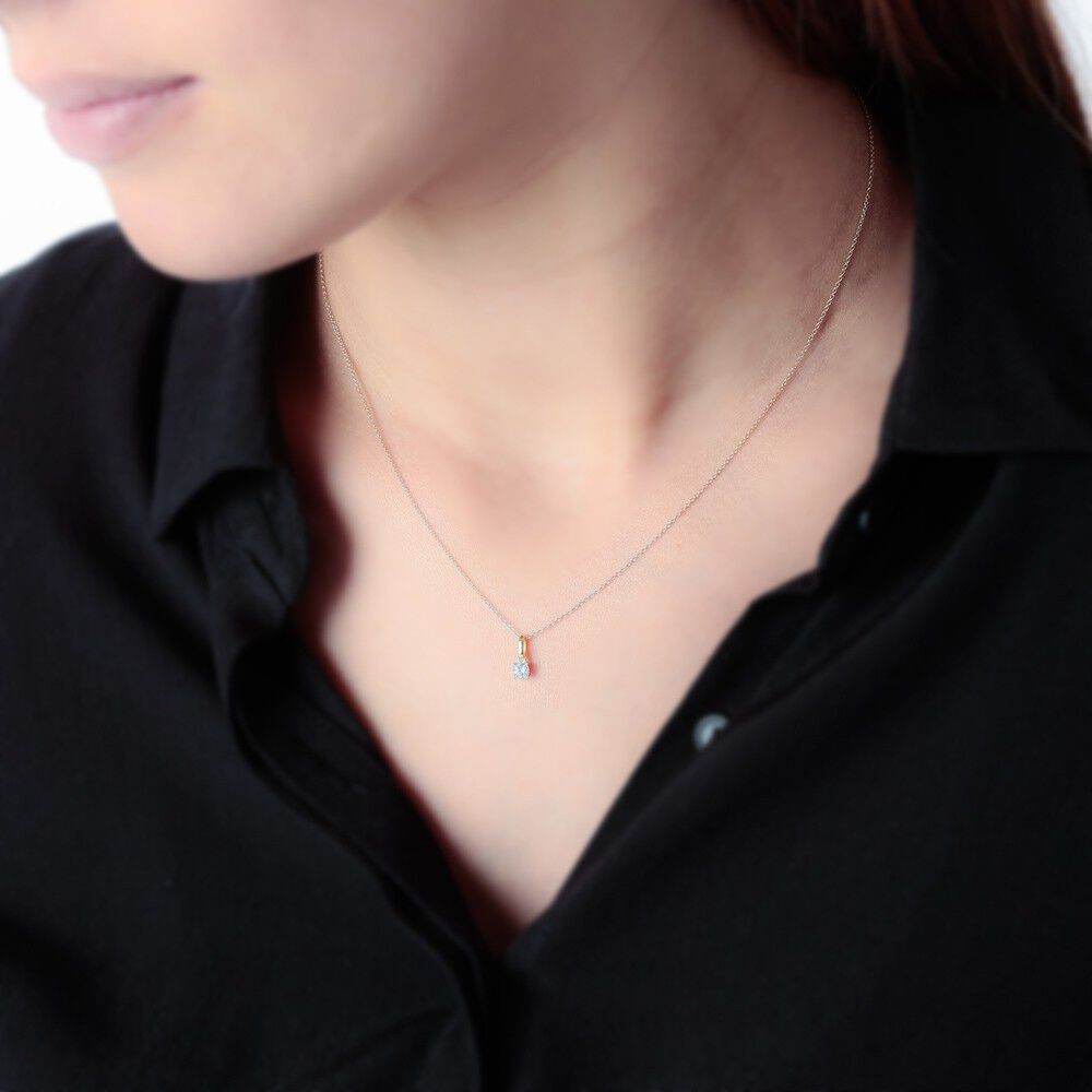 Pendentif Victoria Or Jaune Diamant - Pendentifs Femme | Marc Orian