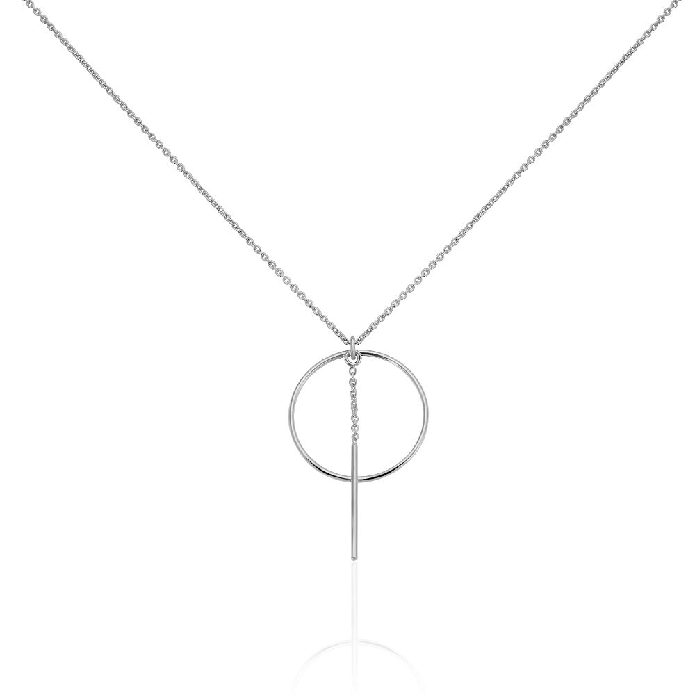 Collier Enissa Argent Blanc - Colliers Femme | Marc Orian