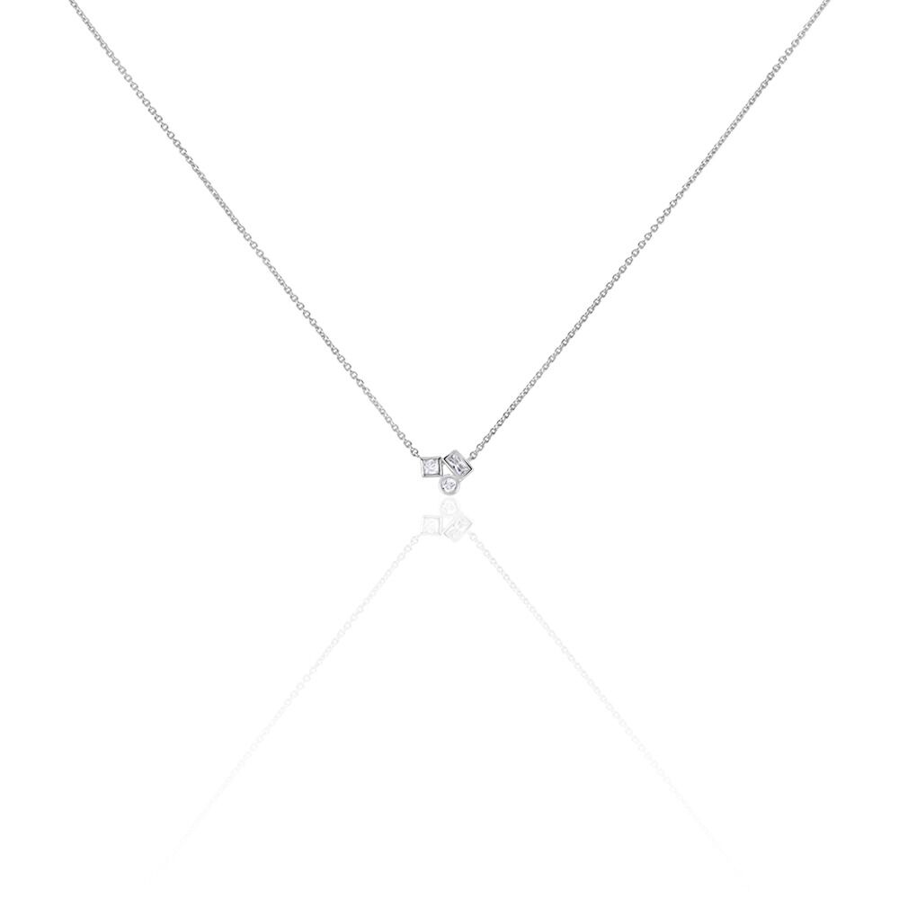 Collier Argent Duredle Oxydes De Zirconium - Colliers avec pierres Femme | Marc Orian